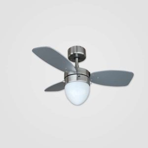 New - 30" Modern Fan 3 Blades Bullet Light