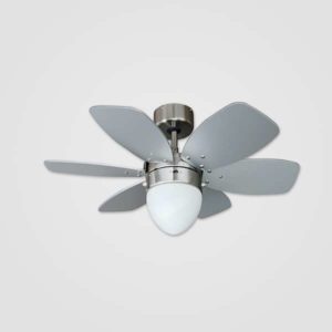 New - 30" Modern Fan 6 Blades Bullet Light