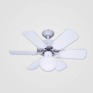 New - 30" Traditional Fan 6 Blades Globe Light