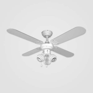 New - 42" Traditional Fan 4 Blades 3 Metal Ball Spotlights