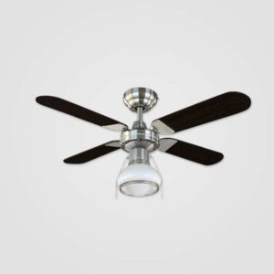 New - 42" Traditional Fan 4 Blades Dome Ring Light