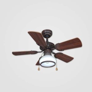 New - 42" Traditional Fan 5 Blades Dome Ring Light