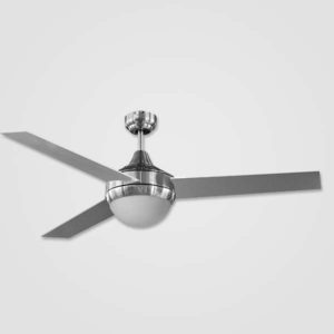 New - 52" Modern Fan 3 Blades S Disk Light