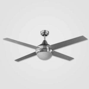 New - 52" Modern Fan 4 Blades S Disk Light
