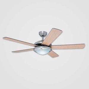 New - 52" Modern Fan 5 Blades Disk Light