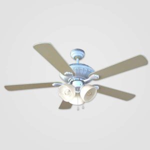 New -  52" Traditional Fan 5 Blades 3 Bowl Shades Light