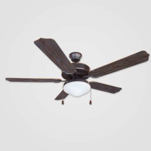 New - 52" Traditional Fan 5 Blades Tear Drop Light