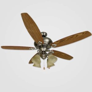 New - 60" Traditional Fan 5 Blades Pendant 4 Shades Light