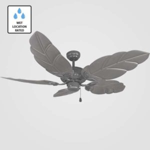 New - 52" Traditional Fan 5 Palm Leaf Blades